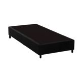 Cama Box Base Solteiro Universal Suede Black 96x203x20 Costa Rica