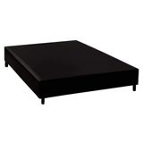 Cama Box Base Casal Universal Courano Black 138x188x20 Costa Rica