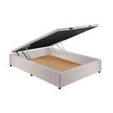 Cama Box Bau Casal Universal Rustico White 138x188x36 Paropas