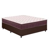 Cama Box Casal Colchao Espuma Ortobom D28 Ep Anatomico Airtech 60 Base Crc Courano Brown 138x188x18