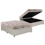 Cama Box Bau Casal Colchao Espuma Herval D26 Sueno Base Crc Courano Clean 138x188