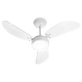 Ventilador de Teto Venti-Delta New Light Led com 3 Pás Branco 127V