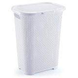 Cesto Rattan 30 Litros Branco