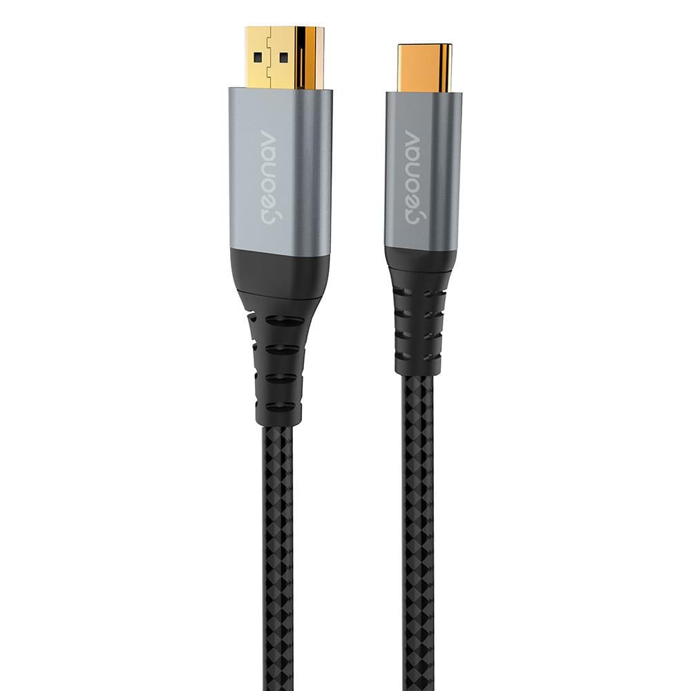 Cabo Adaptador Geonav Usb-c Para Hdmi Suporta Resolução 4k @30hz 1,8 Metros