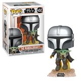 Boneco Funko Pop - Star Wars - Mandalorian - Mando Flying With Jet