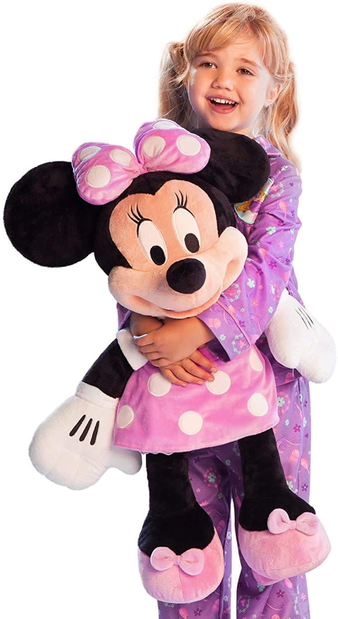 Disney Store Grande/jumbo 27 Minnie Mouse Pelúcia Brinquedo Boneca De Personagem Recheado