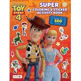 Disney Toy Story 4 Livro de Atividades de Adesivos Gigantes com 500 Adesivos Bendon 45665