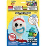 Bendon Toy Story 4 Imagine Tinta Color Pad, Inclui 6 Marcadores Multicolor, 45408