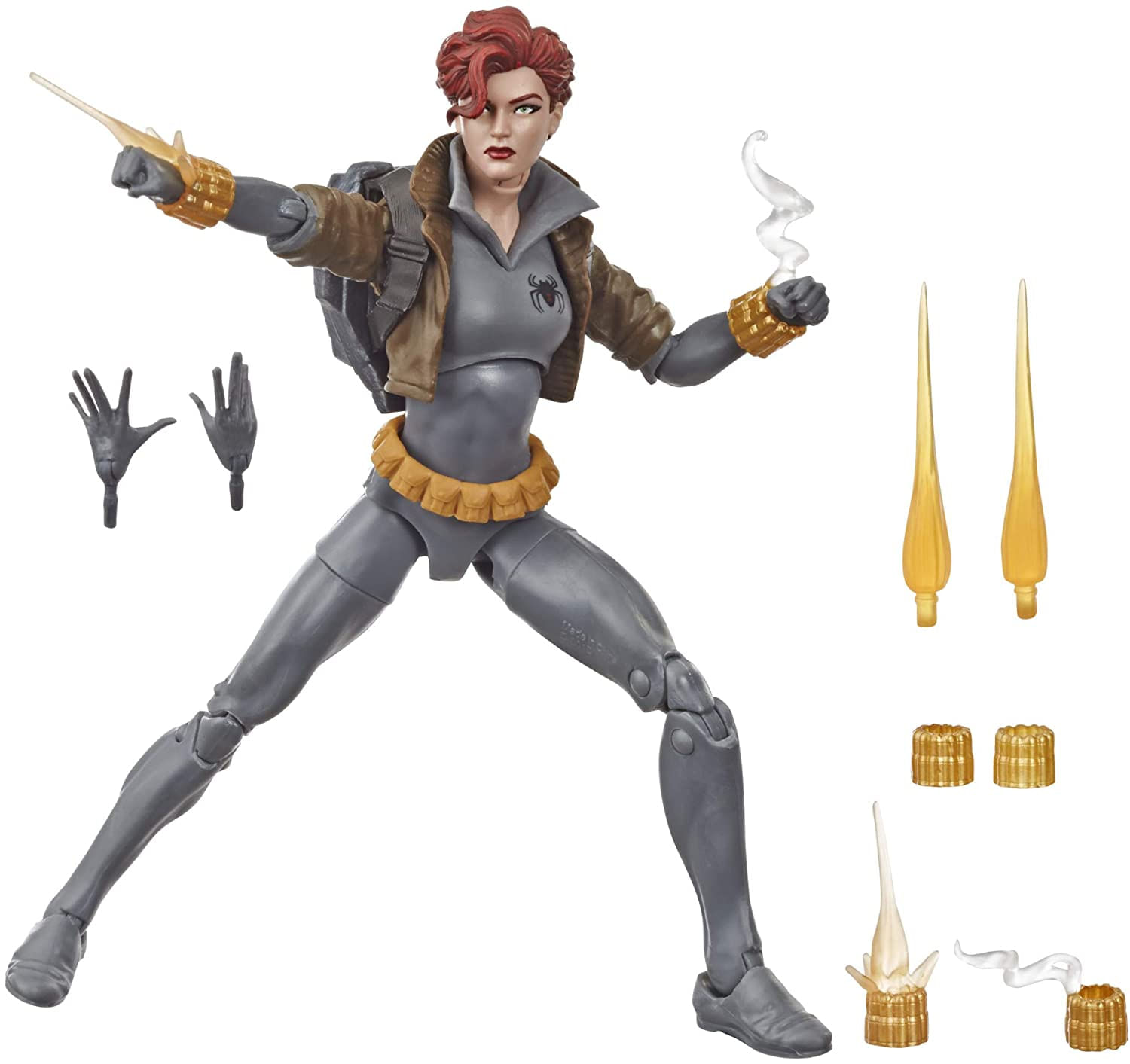 Marvel Legends 6 Polegadas Figura De Ação Exclusiva - Grey Suit Viúva Negra