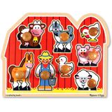 Melissa & Doug Farm Animals Jumbo Knob Wooden Puzzle