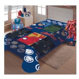 Cobertor Manta Infantil Vingadores Avengers Jolitex 1,50m X2,00m