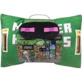 Minecraft Creeper 3 Piece Sleepover Set - Aconchegante E Quente Kids Slumber Bag Com Travesseiro E Máscara De Olho (produto Oficial De Minec