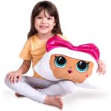 Franco Kids Cama Super Macia Pelúcia Cuddle Pillow Buddy, One Size, Lol Surprise Diva