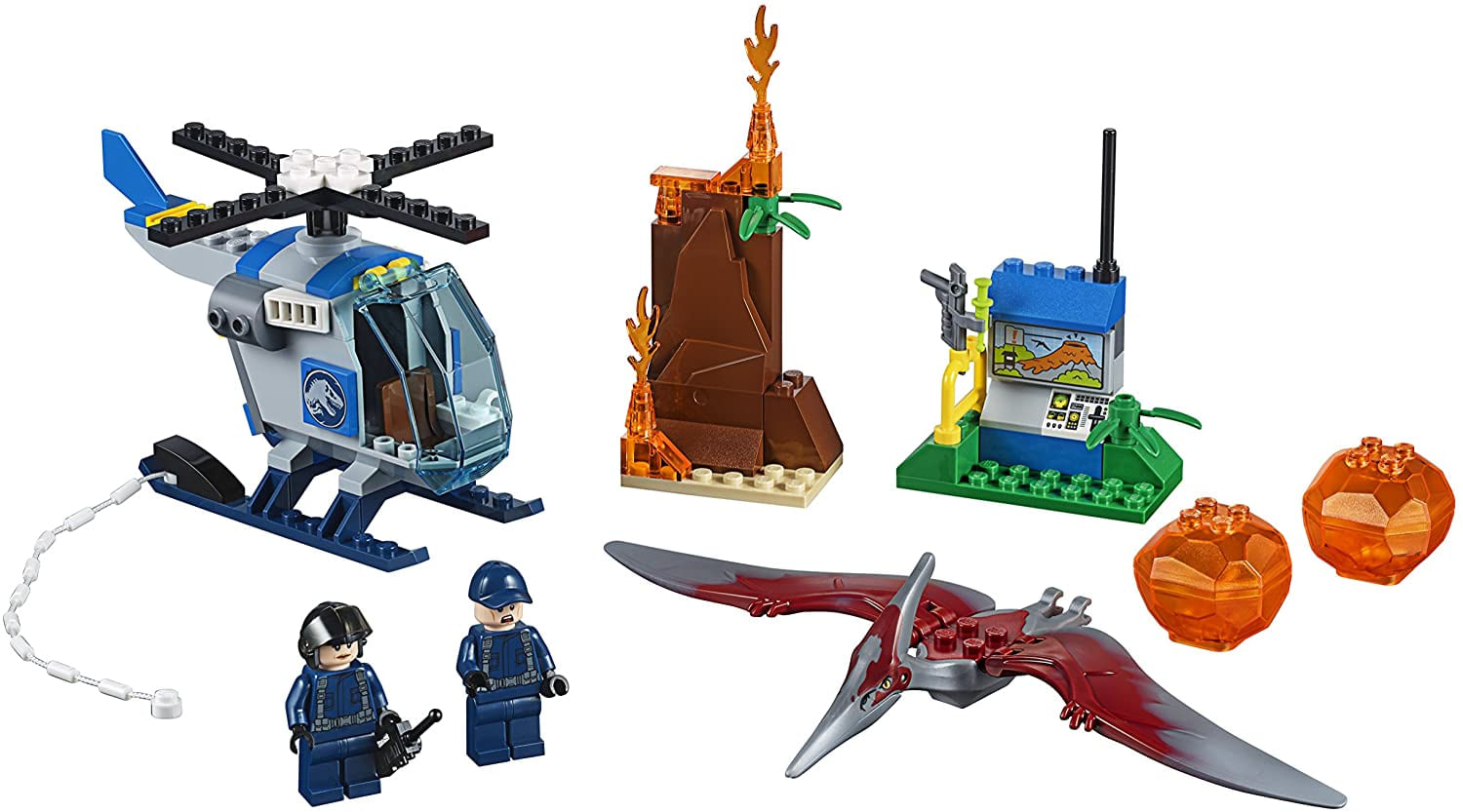 Lego Juniors/4+ Jurassic World Pteranodon Escape 10756 Building Kit (84 Peças) (descontinuado Pelo Fabricante)