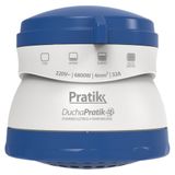 Chuveiro Ducha Pratik 4t+ 4 Temperaturas, 5500W, Branco/Azul