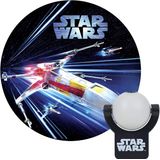 Projetor de luz noturna LED de Star Wars, X-Wing, Plug-in, Dusk-to-Dawn, Collector's Edition, Imagem no Teto, Parede ou Chão, Ideal para Quarto, Berç