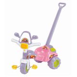 Triciclo Infantil Com Haste Tico Tico Meg Magic Toys