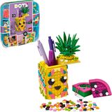 LEGO DOTS Pineapple Pencil Holder 41906 DIY Craft Decorations Kit, um kit de artesanato divertido para crianças que gostam de projetos de artesanato,