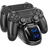 PS4 Controller Charger Dock Station, OIVO Controller Charging Dock com chip de carregamento atualizado de 1,8horas, estação de doca de carregamento c
