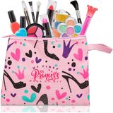 Meu primeiro kit de maquiagem princesa - 12 pc kids conjunto de maquiagem - maquiagem de mentira lavável para meninas - Estes brinquedos de maquiagem