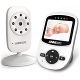 Monitor de vídeo baby com câmera digital, ANMEATE Digital 2.4Ghz Wireless Video Monitor com Monitor de Temperatura, Alcance de Transmissão de 960 pés