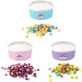 Pacote temático de cereais de slime play-doh de 3 variedades para crianças de 3 anos ou mais, composto de lodo não tóxico de cor leitosa com bits mix