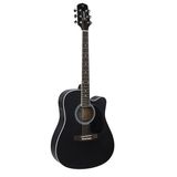 Violão Giannini Gdc1 Ceq Sbk Folk Satin Black