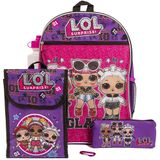 LOL Surpresa Purple Back também School Essentials Set para Meninas, Roxo, Tamanho 16