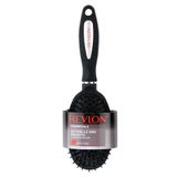 Escova De Cabelo Revlon De Almofada Preta E Liso