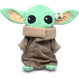 Star Wars The Mandalorian Estilizou O Amigo do Travesseiro Recheado de Pelúcia Infantil Com Baby Yoda - Microfibra de Poliéster Super Macio, 16 poleg