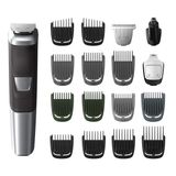 Aparador de pelos multifuncional, Philips Norelco, MG5750/49, Multigroom Série 5000 Preto - Importado
