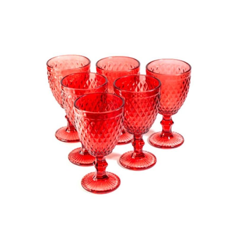 Jogo De Taças Para Vinho 240Ml Verre Vermelho  Mimo