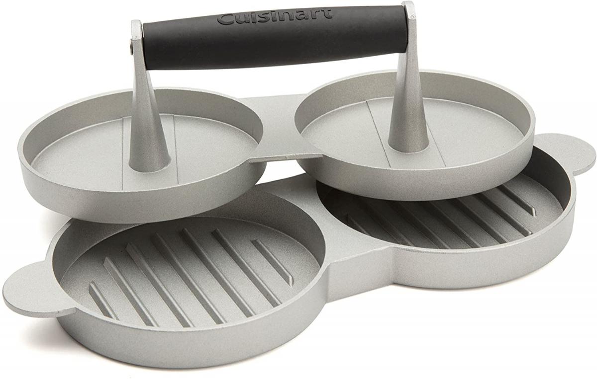 Cuisinart CABP-320 Cast Aluminum Double Burger Press