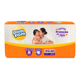 Fralda Pom Pom Protek XG com 60 unidades - 12 a 15kg