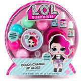 Surpresa l.O.L. Mudança de cor Brilho labial Por Horizon Group EUA, Mix & Create 5 Color Changing Multi Flavored Lip Glosses, DIY Lip Gloss Making