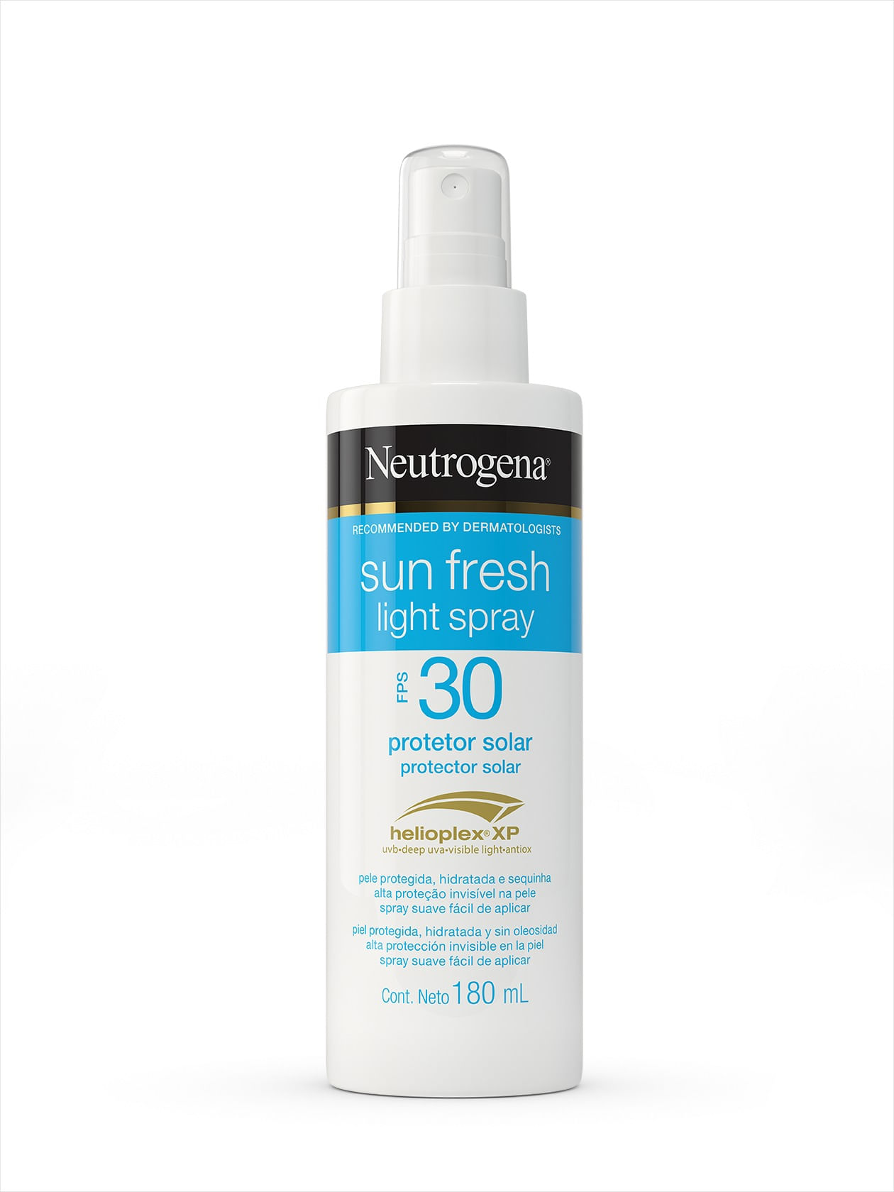 Protetor Solar Corporal Spray Neutrogena Sun Fresh Fps 30, 180ml