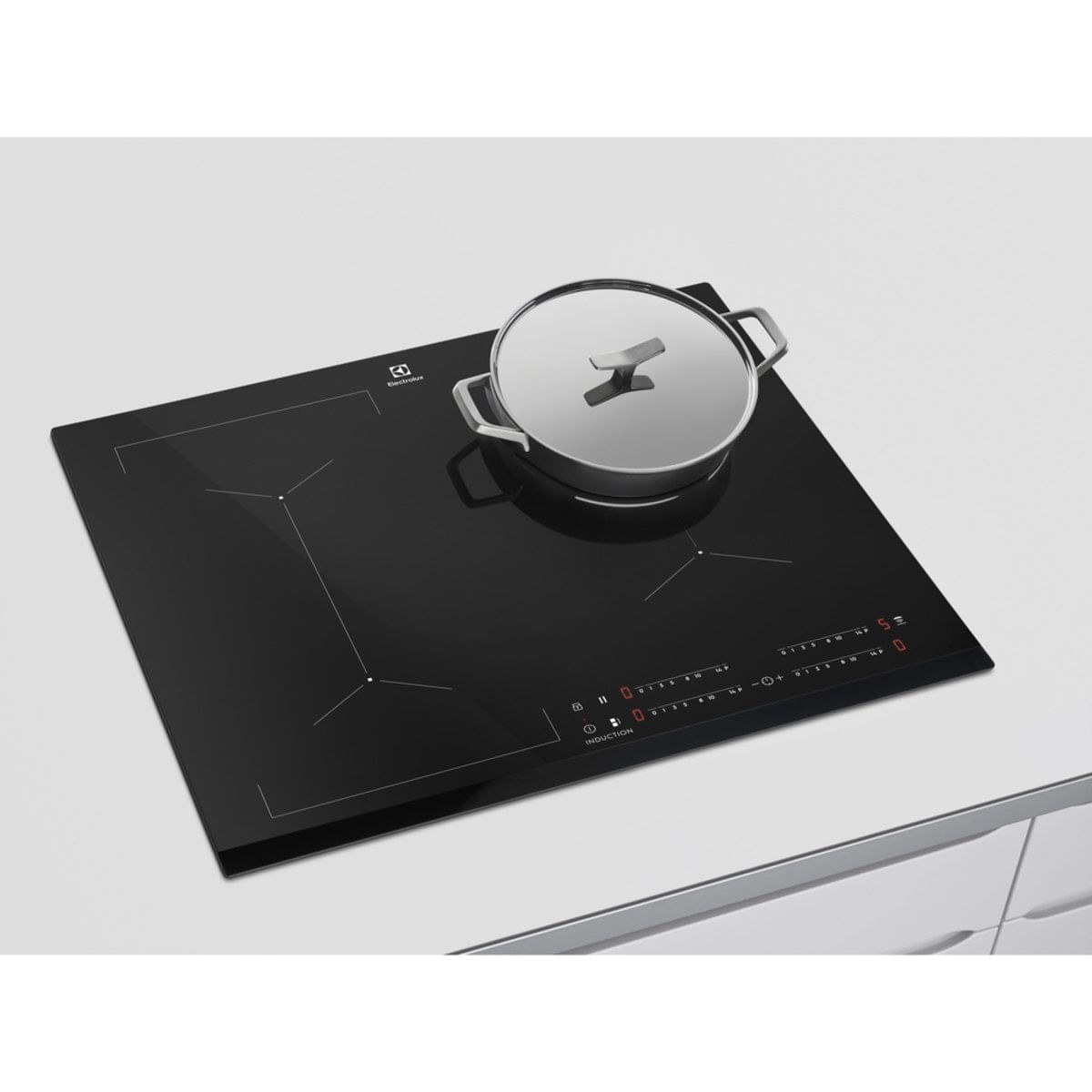 Cooktop 4 Bocas Continental a Gás de Vidro Temperado Preto KC4GP Bivolt