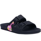 Sandália Infantil Feminina Chinelo Flamingo Moda Slide 12.60 Cor:preto,tamanho:35/36