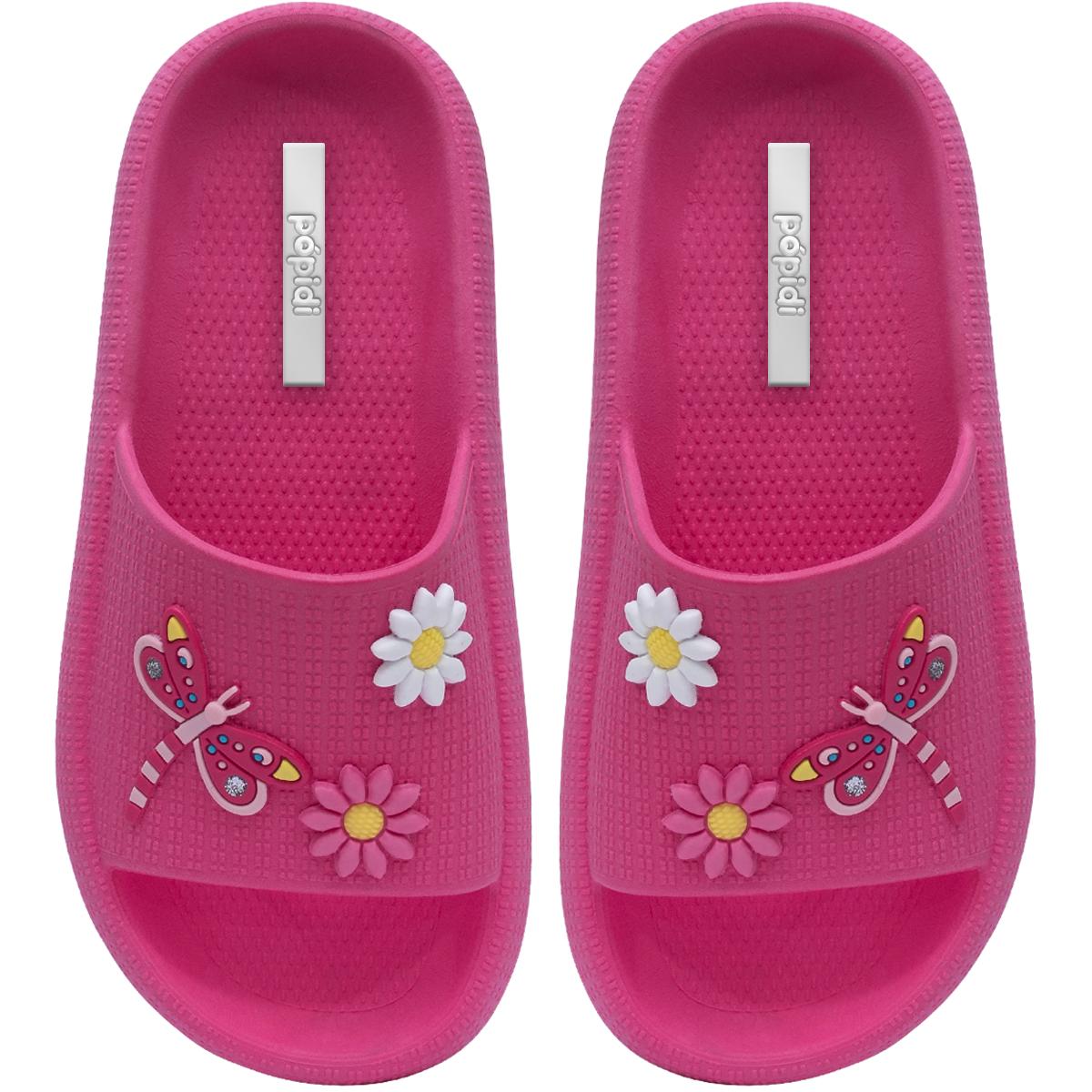 Chinelo Infantil Feminino Sandália Moda Estilo Nuvem 12.50 Cor:pink,tamanho:31/32