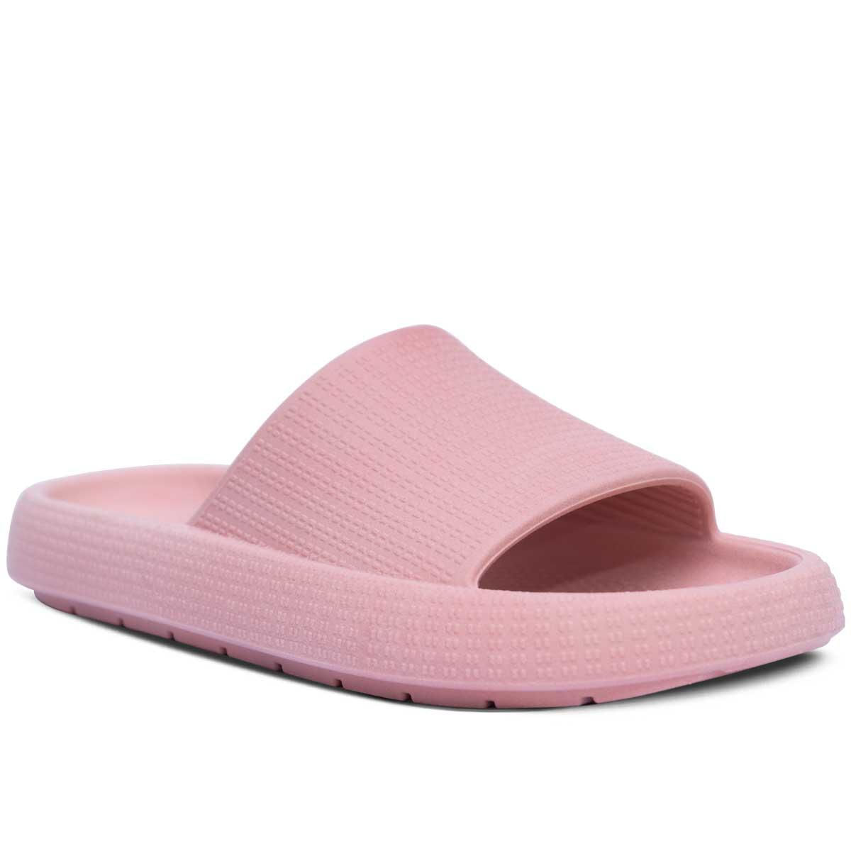 Chinelo Estilo Nuvem Infantil Feminino Sandália Slide 12.47 Cor:rosa,tamanho:31/32