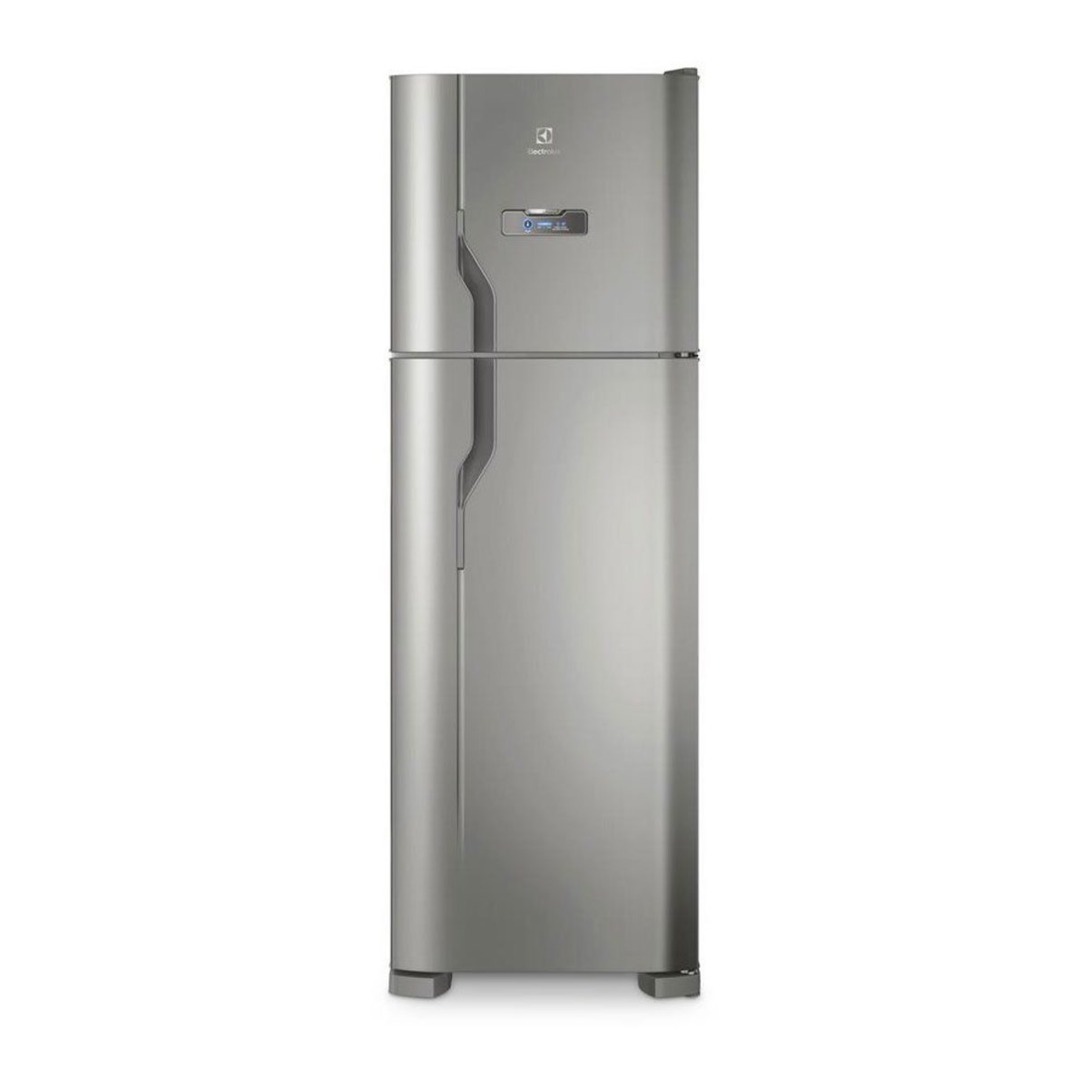 Geladeira Electrolux Frost Free 371L Turbo Congelamento Duplex Cor Inox (DFX41) 220v