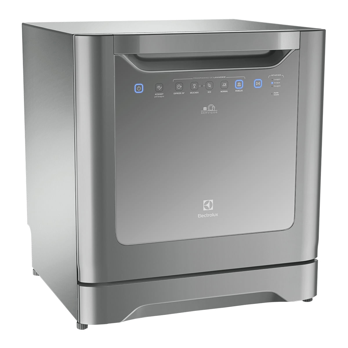 Lava-Louças de Embutir Electrolux LE08S 6 Programas Cinza 110V