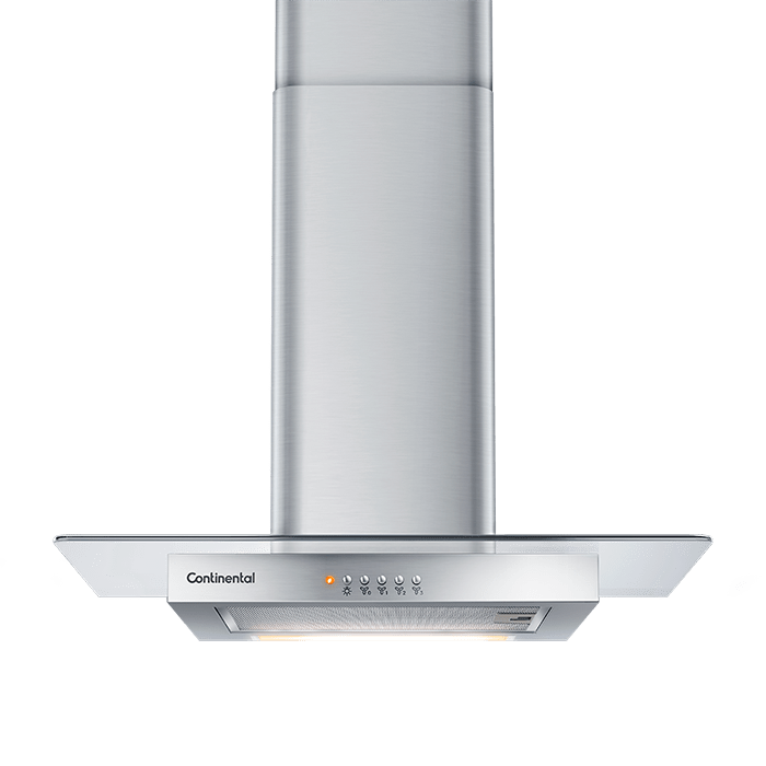 Coifa De Parede Continental 60cm Inox Com Vidro (cc6vx) 220v