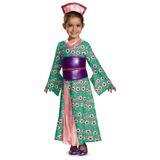 Kimono Japonês Princesa Gueixa Vestido Bebê Tamanho Criança Mo