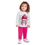 Conjunto Moletom Feminino Infantil Kyly - 2