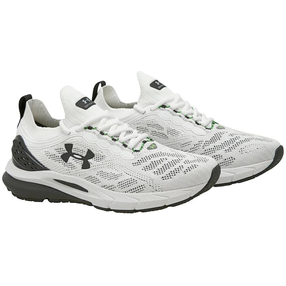 Tênis Under Armour Charged Bright - Masculino - 44 - Branco+preto