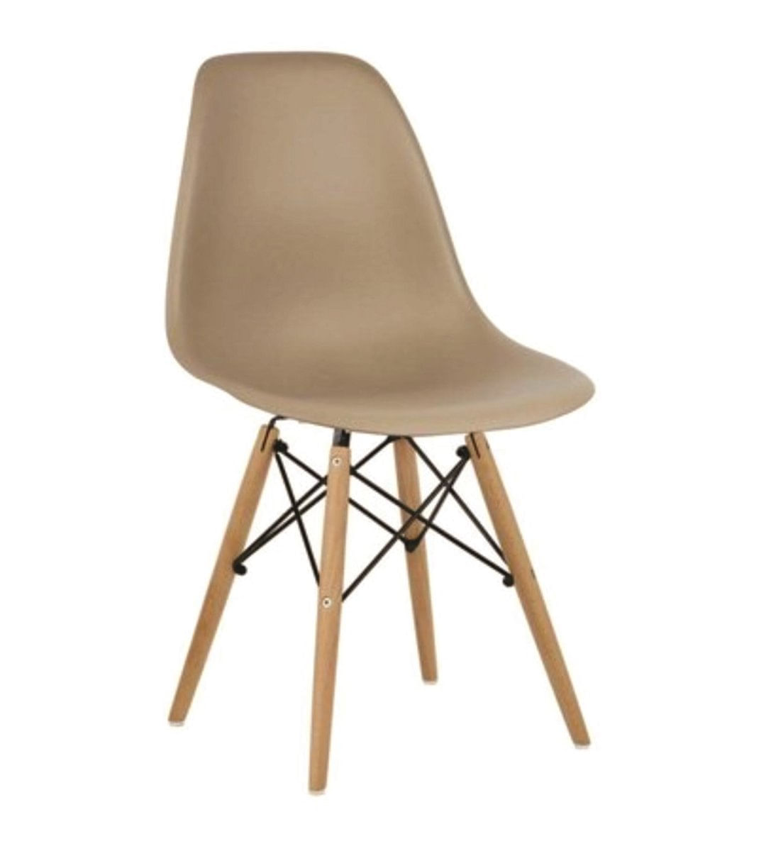 Cadeira Charles Eames Eiffel Wood Design Varias Cores