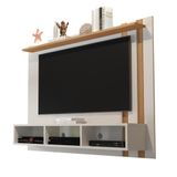 Estante Painel TV 32 40 42 43 47 48 Polegadas Home Suspenso Nichos Organizadores Prateleira Superior Sala Quarto Nice - Off /Nature - Mania