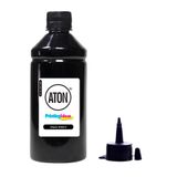 Tinta Para Impressora Epson L606 Black Pigmentada 500ml Aton