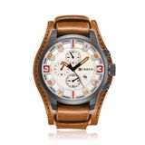 Relógio Masculino Curren 8225 Technos Branco